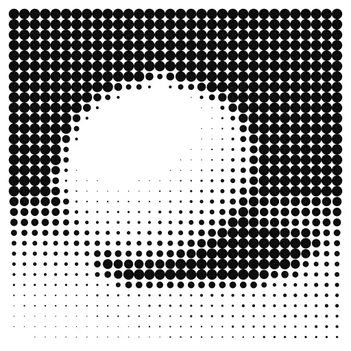 A raytraced scene is rendered by drawing (a lot) of circles with increasing radius for each pixel. The amount of circles depends on the brightness of the corresponding circle.

#raytracer #pixels #rays