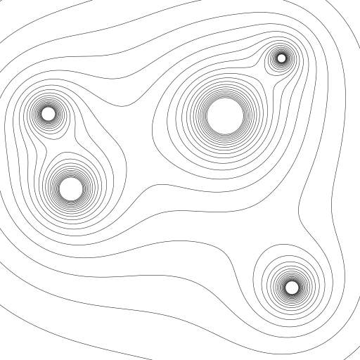 Metaball Contour Lines