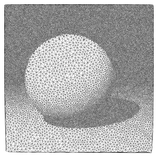 Points of the raytraced scene are found using the same algorithm as used in: https://turtletoy.net/turtle/7367ba3a0c.
All points are connected using  Delaunay triangulation. I have used the Delaunay triangulation implementation of Mapbox: https://github.com/mapbox/delaunator

#raytracer #pixels #rays #Delaunay #triangulation