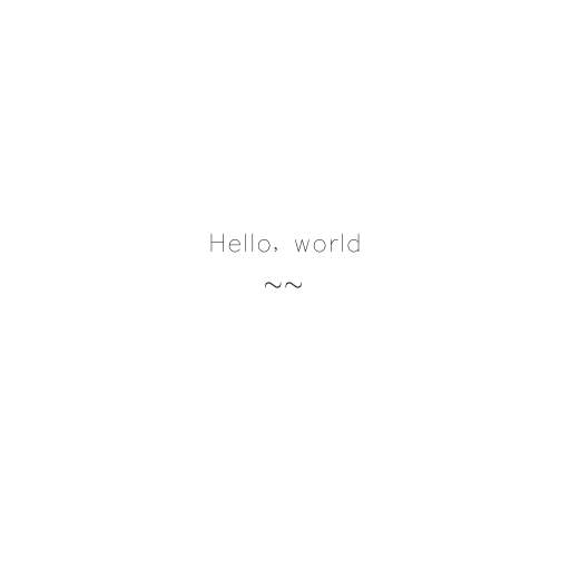 Hello, world