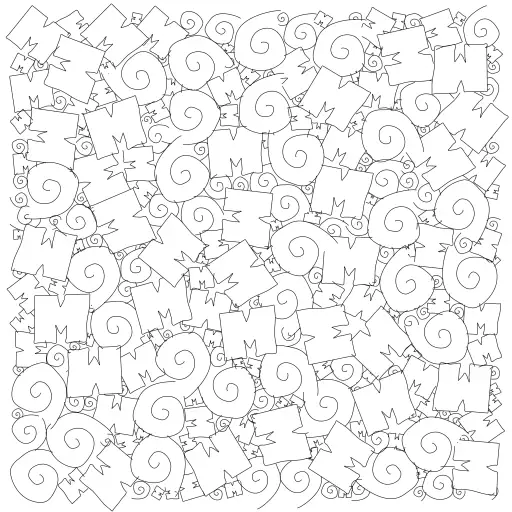 Forked from https://turtletoy.net/turtle/e4b2bf3db6 by @reinder
I've added another paths and randomly mix them!
Packing paths using a circle-packing algorithm. The path's bounding sphere is used for packing, and a convex hull is used to occlude the lines.
Draw your path!
#packing #handdrawing #path
