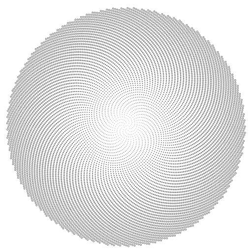 Fork: Fibonacci Circles