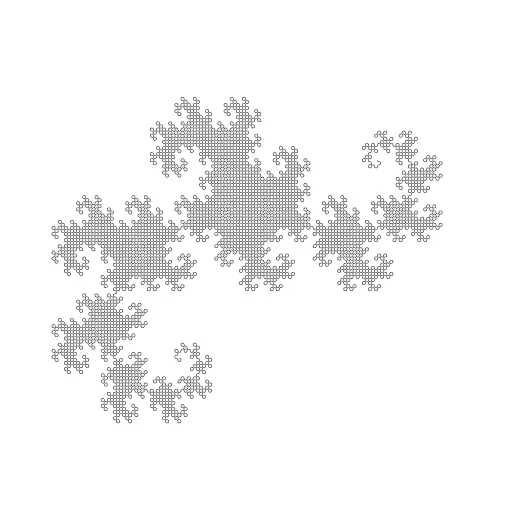 Dragon curve example.
#fractal #dragoncurve