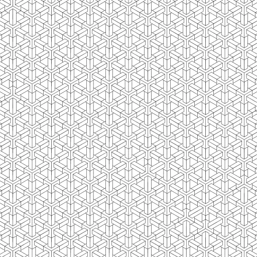 Hexagons everywhere.
#hexagons #escher