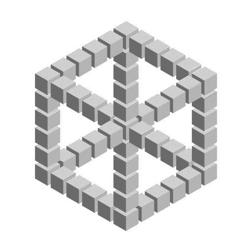 Escher-ish cubes 📦