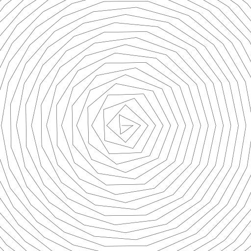 Incremental Polygon Spiral 🌀