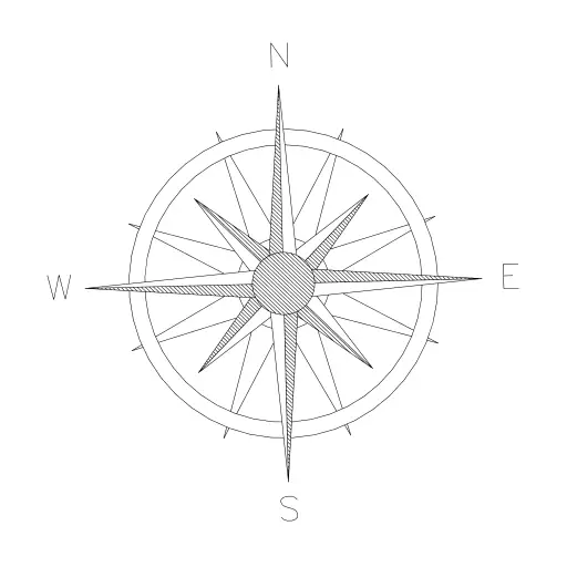 Different on every Compile & Run
Inspired by https://watabou.itch.io/compass-rose-generator