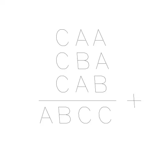 Translate A B and C to numbers. Can you solve it!?
* Slide the showAnswer to right to reveal the answer.
* Use seed to get different challenge.
