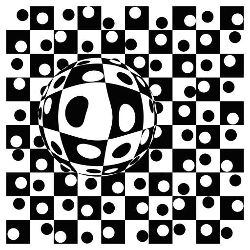 Boxed polka dots ⚪