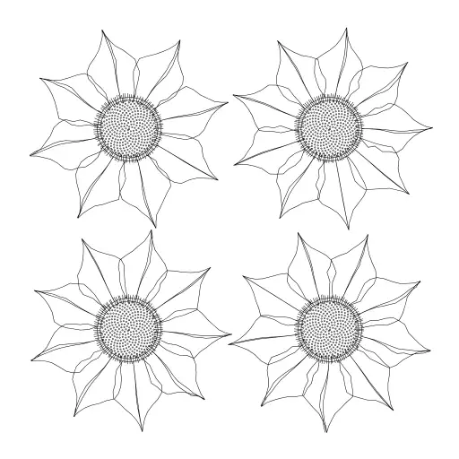 Generating some flowers

Collect as nft here https://hic.link/150958

Interesting variant: 
- https://turtletoy.net/turtle/94da0cb45d#grid=2,flowerSize=25,totalHatch=101,innerSize=0.89,totalLeaves=9,leafSize=1.52,leafDetail=20,innerLeafLines=0.5,randomize=0.024