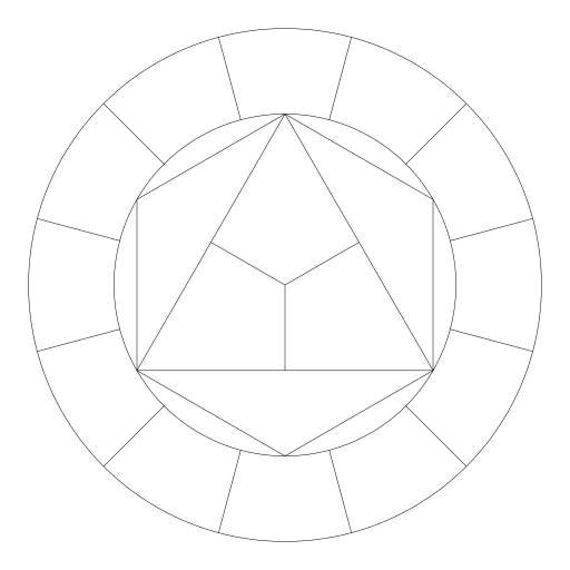 Colour Wheel Outline v002