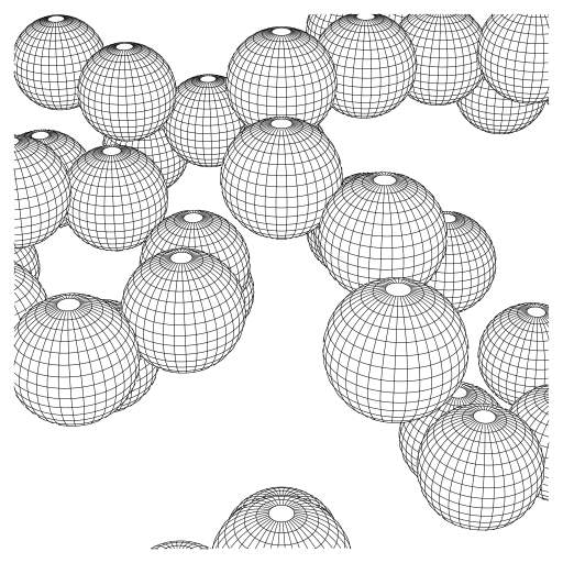 3D Line Art Engine: Spheres