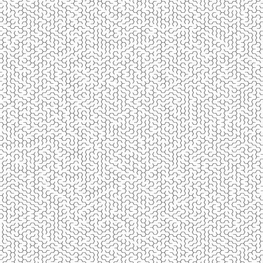 Depth-First Hexagonal Maze