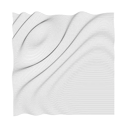 By using the sine of the simplex noise as height value.
#simplex #noise