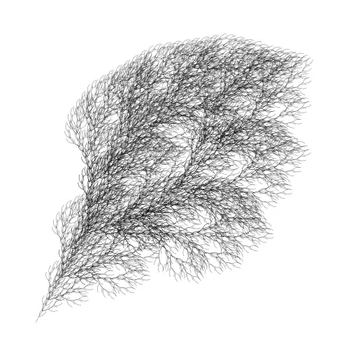 Fractal plant by Paul Bourke: http://paulbourke.net/fractals/lsys/

#fractal #lsystem