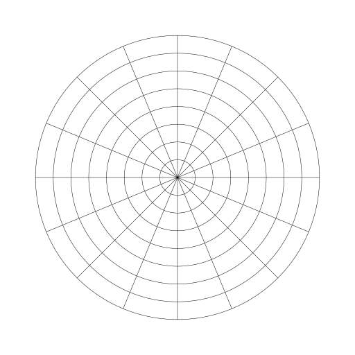 How to draw the 16 x 8 Circles