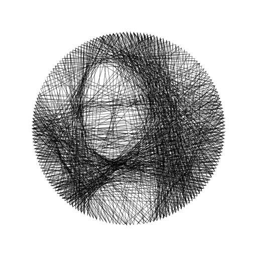 String art 🧵 Mona Lisa