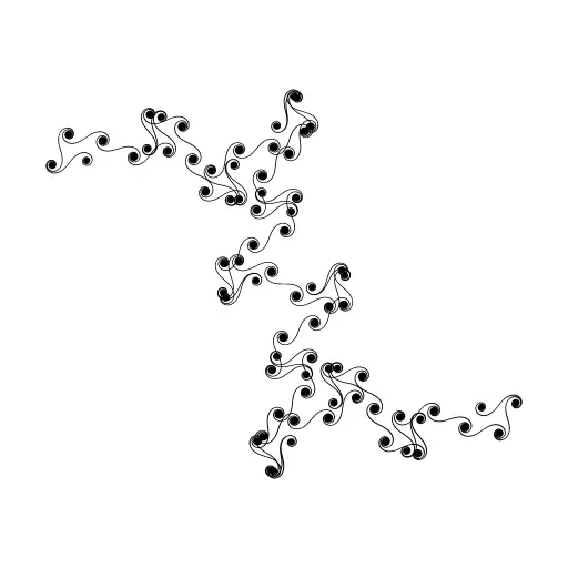 Euler Spiral, based on https://twitter.com/matthen2/status/1249611168265547776 by @matthen2.